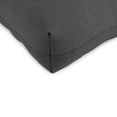 thumbnail image 3 of Jordan Manufacturing Sunbrella 18" x 18" Cast Charcoal Solid Square Tufted Contoured Outdoor Wicker Seat Cushion (2 Pack), 3 of 11
