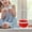 Red, variant on Mini Easter Baskets for Crafts Decor Mini Rattan Picnic Basket Boys Easter Baskets Empty Plastic Easter Basket for Easter Egg Hunt