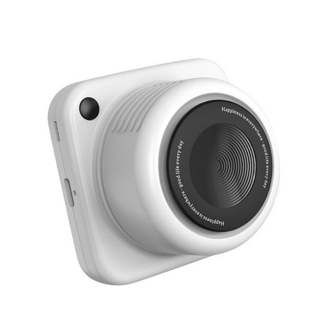 Injueey Ventilador pequeño de velocidad respetuosa con el medio ambiente que hace que el viento sea alto. Ventilador ecológico con alta Electrodomésticos G01-blanco