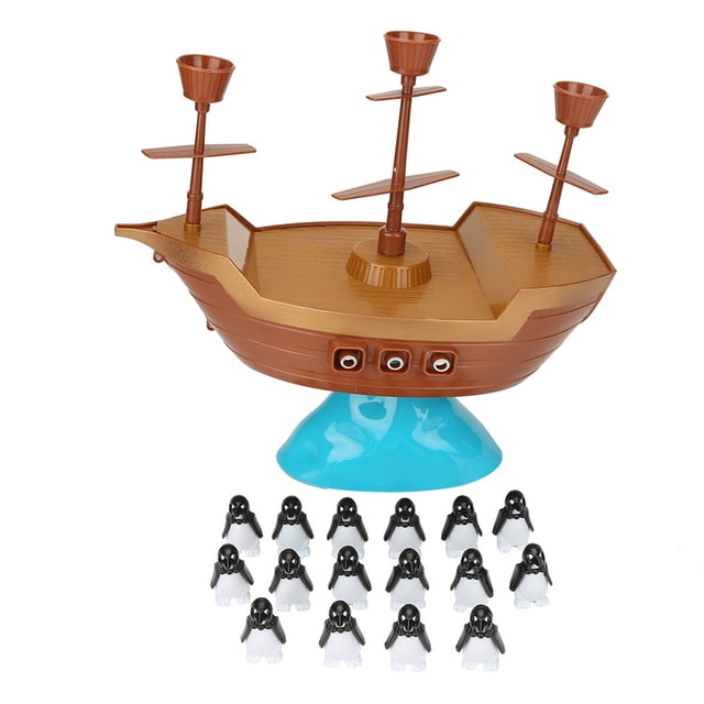 Juego de Equilibrio de Pingüinos ANGGREK No Toques El Barco Juegos de Acción Para Niños