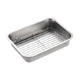 thumbnail image 2 of Siruishop Baking Pan with Wire Rack Plate Cooling Rack for Buffet Kitchen Home 36x27x7cm, 2 of 8