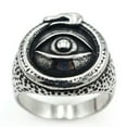 thumbnail image 4 of HOOUN Vintage Angel's Eye Ring Stainless Steel Men's All Seeing God Eye Biker Ring-13, 4 of 5