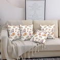 thumbnail image 7 of Throw Pillow Covers, Conch Shell No.J924 Soft Square Pillow Cases with Invisible Zipper for Couch Bed Sofa, Farmhouse Fall Home Decor 16"x16", 7 of 7