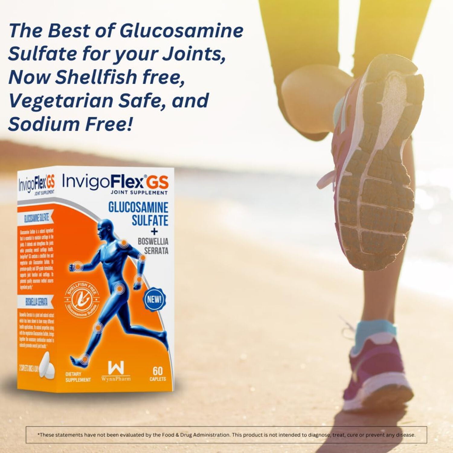 INVIGOFLEX® GS Glucosamine, Boswellia, Joint Supplement, Shellfish  Sodium Free