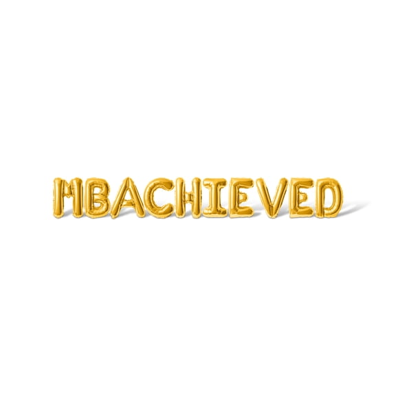 Letter Balloons - MBACHIEVED 16" Inch Alphabet Letters Foil Mylar Balloon Graduation Day Party Banner (Gold)