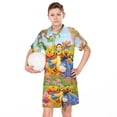 thumbnail image 6 of Winnie The Pooh Boys Short Sleeve T-Shirt And Shorts Outfit Set Activewear Mesh Short Set for Kids, 6 of 7