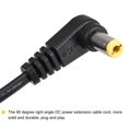 thumbnail image 4 of Unique Bargains 5.5mm x 2.1mm DC Power Extension Cable 90 Degree Angle Male Plug 0.5m 4pack, 4 of 5
