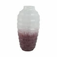 thumbnail image 5 of Modern Textured Glass Vase - Ombre Home Decor Accent for Living Room, Bedroom & Office - 16" Pink, 5 of 10