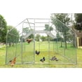 thumbnail image 7 of MAGIC UNION Large Metal Chicken Coop Backyard Hen House Outdoor Duck Cage with Waterproof Cover, 7 of 7