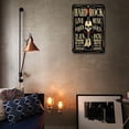 thumbnail image 2 of Póster Música Con Placa Metal Vintage Pintura Hierro Rectangular Arte La Pared Decor20x30cm, 2 of 9