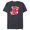 Navy Heather, variant on Daisy Duck Varsity Oh So Stylish - Short Sleeve Blended T-Shirt for Adults - Customized-Dark Heather