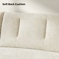 thumbnail image 3 of COPIAE 84.5 Inch Loveseat Sofa, Modern Couch and Sofa, Feather-tip armrest design, Sturdy and Easy Installation, Small Sofa for Living Room Bedroom Office and Apartment, Chenille Fabric,Beige, 3 of 13