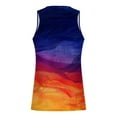 thumbnail image 6 of ZCFZJW Ombre Tank Tops for Men Big and Tall Casual Tie Dye Gradient Print Sleeveless Vest Loose Lightweight Casual Basic Workout Tees Shirt Multicolor#07 XXL, 6 of 6
