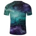 thumbnail image 4 of Mens Shirts Short Sleeve 3D Print Graphic Funny Colorful Summer Tee Shirts for Men M-3XL T Shirts for Men 3D Printed Breathable Tops Party, 4 of 6