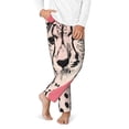 thumbnail image 2 of Xecao Pink Cheetah Art Print Teenagers' Pajama Pants Long Sleep Pants Soft Elastic Waist Pajama Bottoms Elastic waist with 2 Pockets 5-16 Years-XS(5-6), 2 of 6