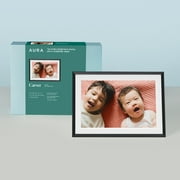 Carver Mat 10.1 Digital Picture Frame with Unlimited Storage - Gravel with White Mat