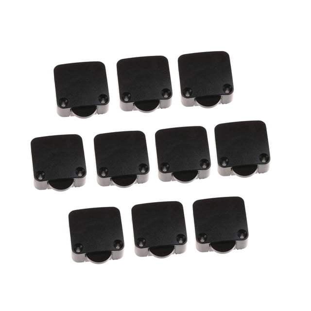 10 interruptores de puerta 202A, fáciles de instalar, reemplazo profesional para gabinetes automáticos. negro