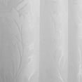 thumbnail image 2 of Flora Scrolling Leaf Jacquard Single Tailored Window Curtain Panel 84"x52", 2 of 2
