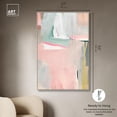 thumbnail image 5 of Lullaby in Pink Canvas Colorful Pastel Art by Art Remedy, Silver Frame, 36" x 54", 5 of 7
