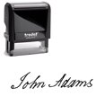 thumbnail image 1 of Custom Signature Stamp, Upload Your Own Signature Self-Inking Stamp (Black), 1 of 2