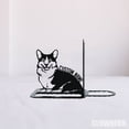 thumbnail image 3 of Glowneon Personalized Welsh Corgi Dog Book Stand, Dog Book Ends Sign, 3 of 5