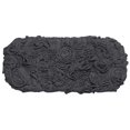 thumbnail image 4 of Home Weavers Modesto Collection 100% Cotton Tufted Tank Lid Cover, Extra Soft and Absorbent Tank Lid Cover, Machine Washable, Bathroom Tank Lid Cover, 10"x22" Tank Lid Cover, Gray, 4 of 5