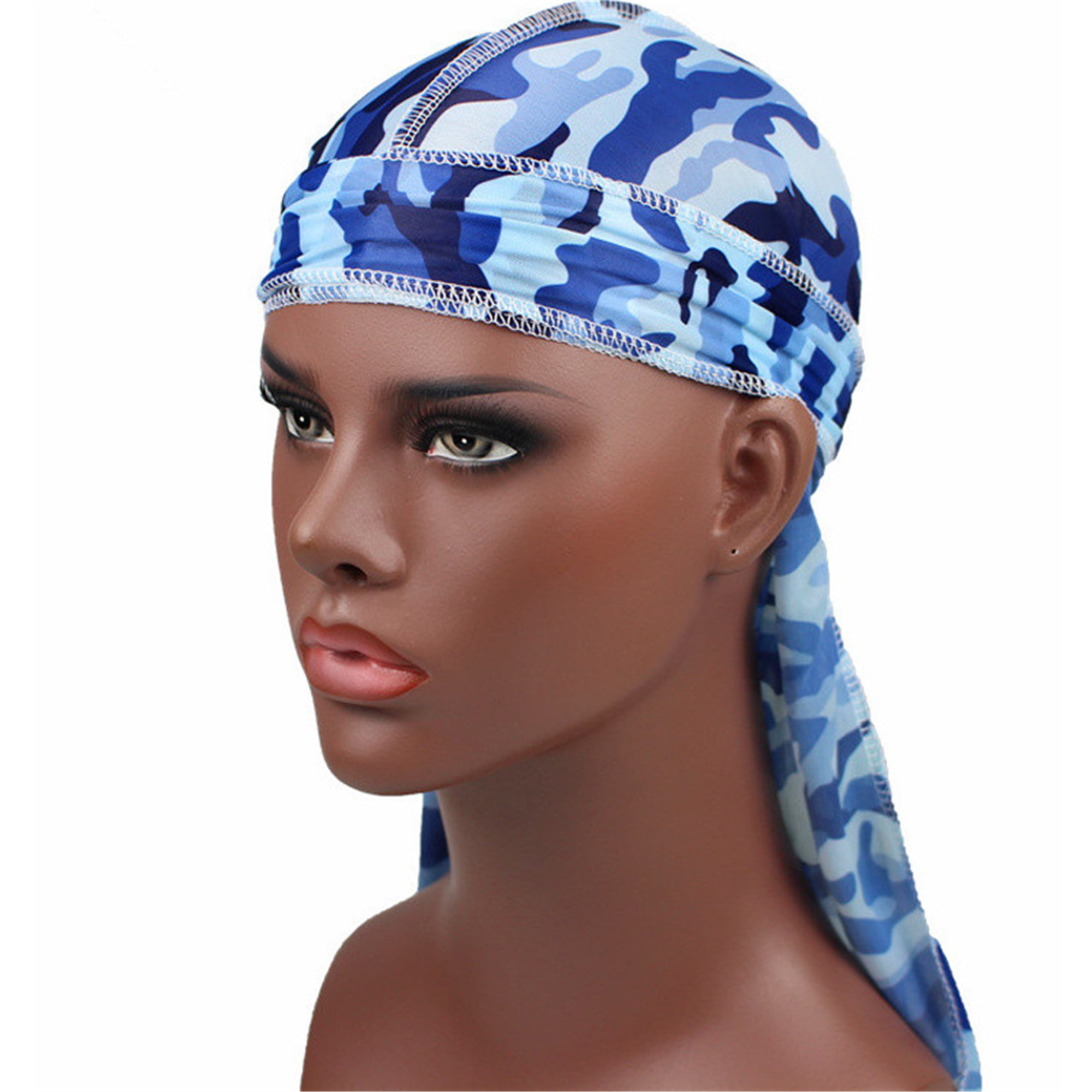 Premium Silky Durag Satin Wave Cap Men's Doo Rag Hat Bonnet Head Wrap US SELLER