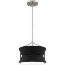 Quoizel Nira 2-Light Brushed Nickel Pendant Light