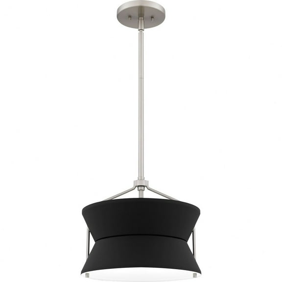 Quoizel Nira 2-Light Brushed Nickel Pendant Light
