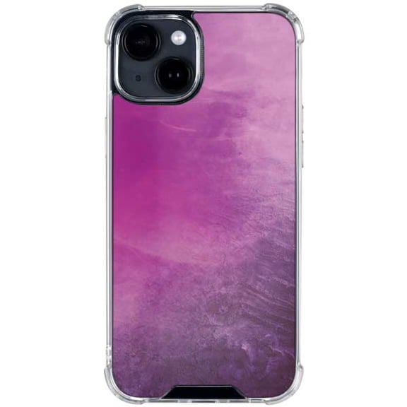 Skinit Purple Space Marble iPhone 14 Clear Case