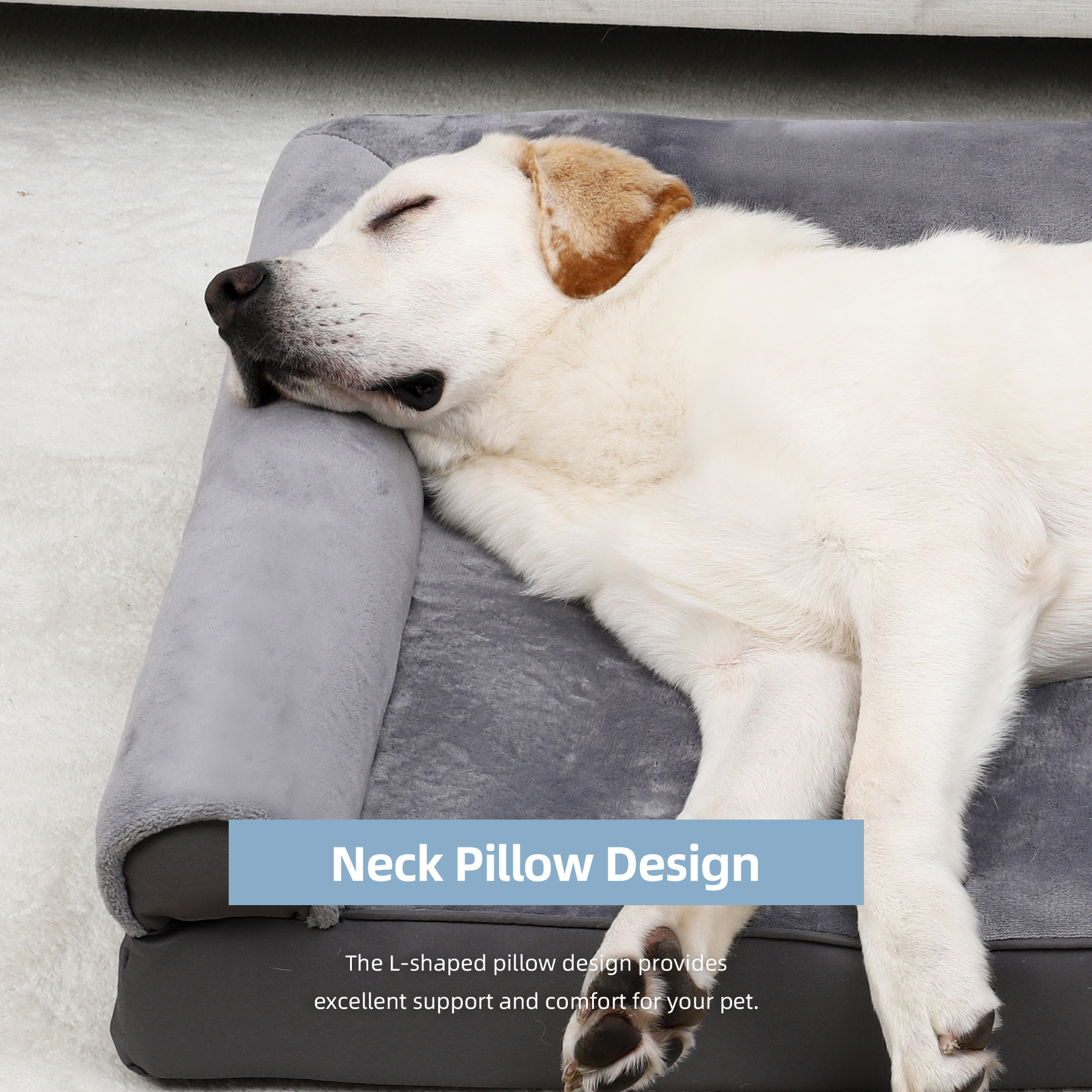 KSIIA Orthopedic Pet Couch, Extra Large, 40x32" photo 7