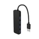 thumbnail image 3 of Hub multi USB 3.0 de 4 puertos, adaptador de concentrador de datos múltiple portátil con cable de 30 mm, 3 of 5