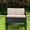 Black, variant on Mushroom - Colored Metal Seating Set / Small Apartment Use / Add Warmth to Home