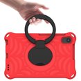 thumbnail image 6 of Kids Case for Lenovo Tab M8 4th Gen 8.0" 2023 TB-8505F/8505X with Pencil Holder/Multi-Function Kickstand-Handle/Shoulder Strap, Protection Duty Shockproof Silicone Cover - Red, 6 of 8