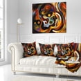 thumbnail image 3 of Designart Perspectives of Inner Paint - Abstract Throw Pillow - 16x16, 3 of 5