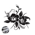thumbnail image 3 of Riwesomey Etiqueta engomada del patrón de flores Vivid Car-Window Paster Modificación única Paster Etiqueta engomada universal del vehículo Vehículos, repuestos y accesorios Mis No.2, 3 of 6