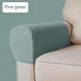 thumbnail image 1 of 2 uds fundas elásticas para reposabrazos de color verde pino, fundas antideslizantes de LICRA para sillón reclinable, Protector para reposabrazos de sofá, 1 of 5