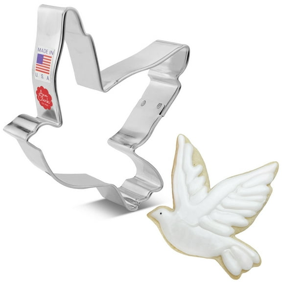 Peace Dove Cookie Cutter 4", Made in USA by Ann Clark
