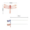 thumbnail image 2 of Moocorvic 8Pcs Garden Stakes, Artificial Plastic Dragonflies Garden Pole for Indoor Outdoor Yard Patio 12inch (Red), 2 of 8