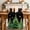Green Gold Black, variant on Merry Christmas Table Runner 36 Inches Long Farmhouse Dress Scarves, Xmas Trees Snowflake Farmhouse Winter Dining Tablerunner for Coffee Table/Kitchen Island/Party Décor, Small 13" x 36"