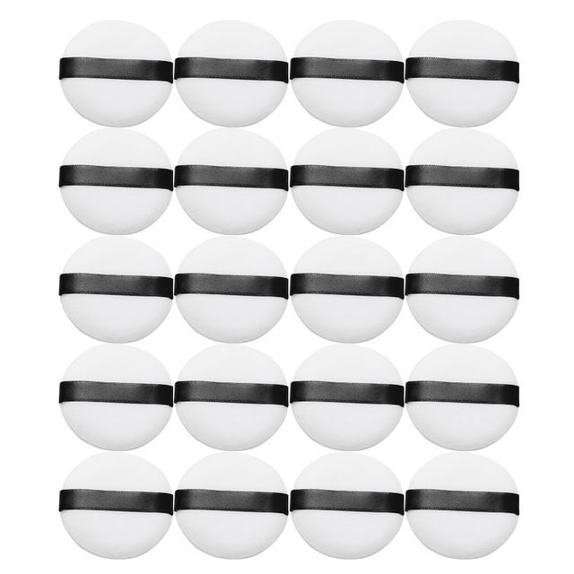 Weiweiguan 20pcs Small Makeup Puffs Loose Powder Puffs Girl Makeup Applicators Makeup Tools
