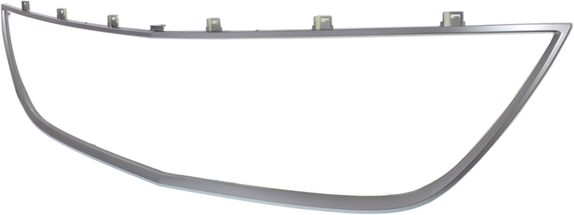 Bumper Grille Compatible With 2010-2012 Mazda CX-7 Front Silver