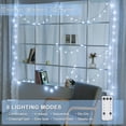 thumbnail image 2 of SUMMIT  100 LED Connectable Globe String Lights Indoor, 33 ft White String Lights Plug in with Remote, 8 Modes White Christmas Fairy Lights for Bedroom Room Wedding Party Classoom Decor, 2 of 16