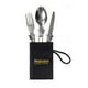 thumbnail image 1 of Reusable Travel Utensils Set Foldable Fork Spoon Knife Set Travel Utensils with Carrying Bag for Camping Easy to Travel, 1 of 5