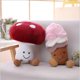 thumbnail image 2 of Lindo hongo de peluche Kawaii sonrisa muñeca hongo peluche animales de peluche almohada regalos para niños rojo JM, 2 of 5