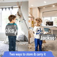 thumbnail image 2 of KAINSY Custom Name Toddler Nap Mat, Personalized Kids Sleeping Mat for Daycare, Nap Mats for Preschool with Pillow and Blanket, Rolled Sleeping Bag for Boys, Girls, Sleepover, Kindergarten, 2 of 8