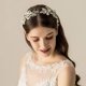 thumbnail image 5 of Tocado de Novia con Diamantes de Imitaci&oacute;n, Diadema de Novia con Flores para Boda, Accesorios para el Cabello para Mujer, 5 of 6