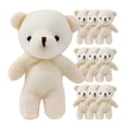 thumbnail image 1 of 15 Uds. Oso de dibujos animados, muñeco de osos pequeños, muñeco de peluche, llavero de osos de peluche suave, decoración colgante, 1 of 5