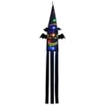 thumbnail image 1 of Halloween Windsock With Skeleton & Witch Hat Design 61 Inch Color Changing LED Lights Hanging Indoor/Outdoor Decor For Garden Yard Courtyard Atmosphere, 1 of 9