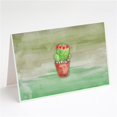 thumbnail image 1 of Cactus Green Watercolor Greeting Cards & Envelopes - Pack of 8, 1 of 1